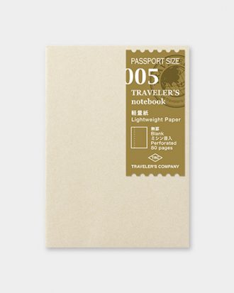 Travelers Notebook wklad 005 Passport sklep Pioromaniak lightweight paper
