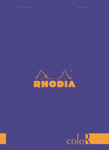 Notatnik Rhodia nr 16 Premium ColoR Saphir (szafir)