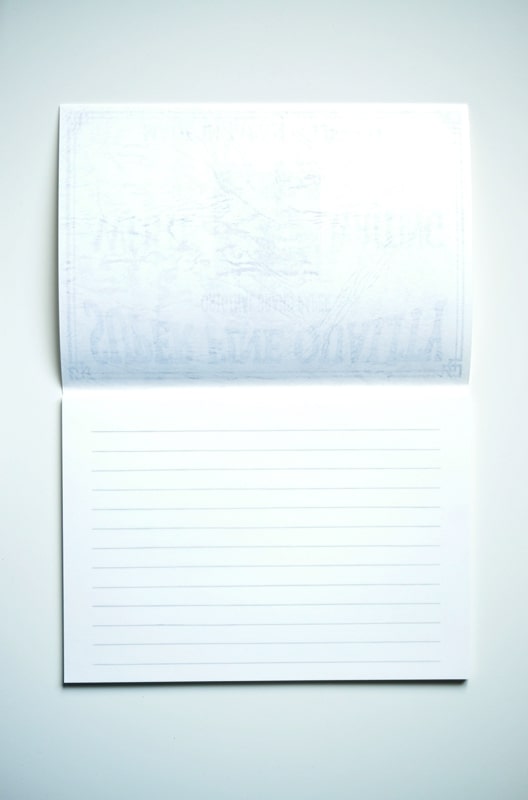 Life L Brand Writing Paper Pad A5 Horizontal White poziomy
