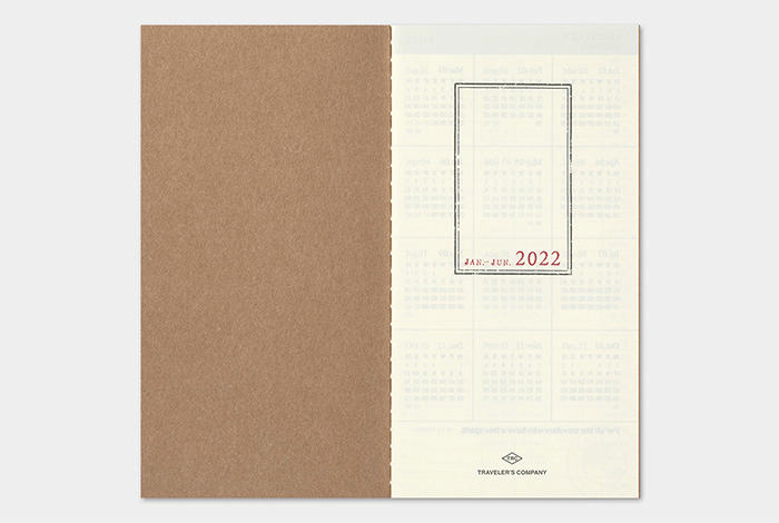 Kalendarz Traveler's Notebook Memo Weekly 2022 2