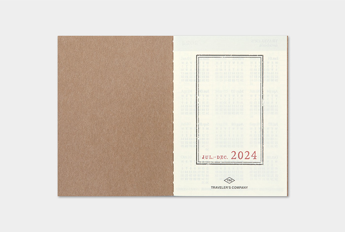 Kalendarz Travelers Notebook Passport Weekly 2024
