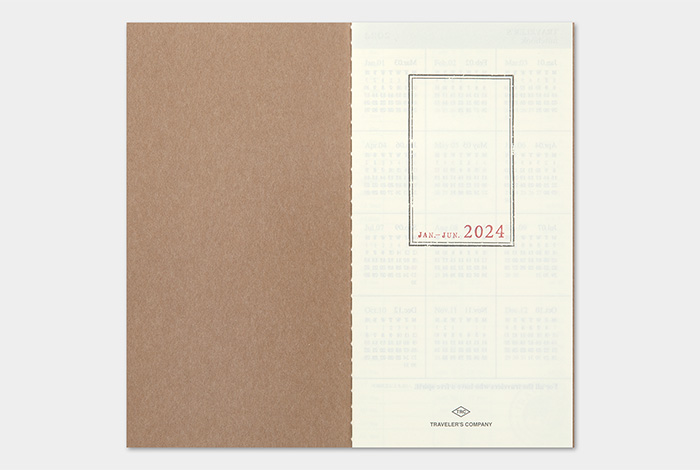 Kalendarz Traveler's Notebook Weekly Vertical 2024